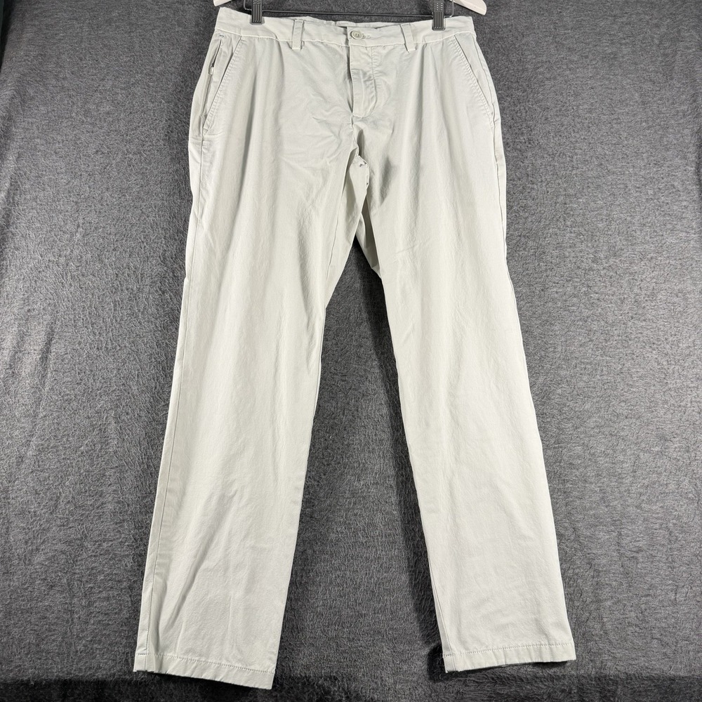 Vineyard Vines On The Go Pant Mens 32x30 Light Khaki Performance Chino Preppy